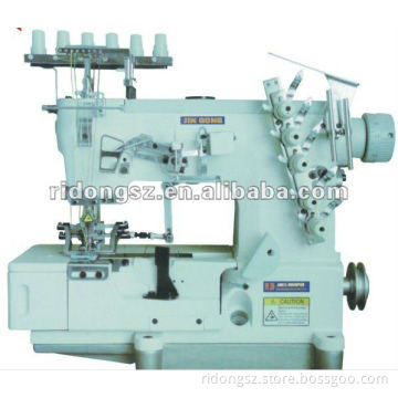 Three needle decorative smocking machine